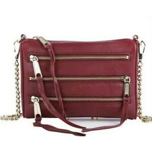 Rebecca Minkoff 5 Zip Leather Bag BRAND NEW WITH TAGS